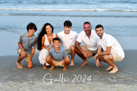 On the beach with the Galle Fam